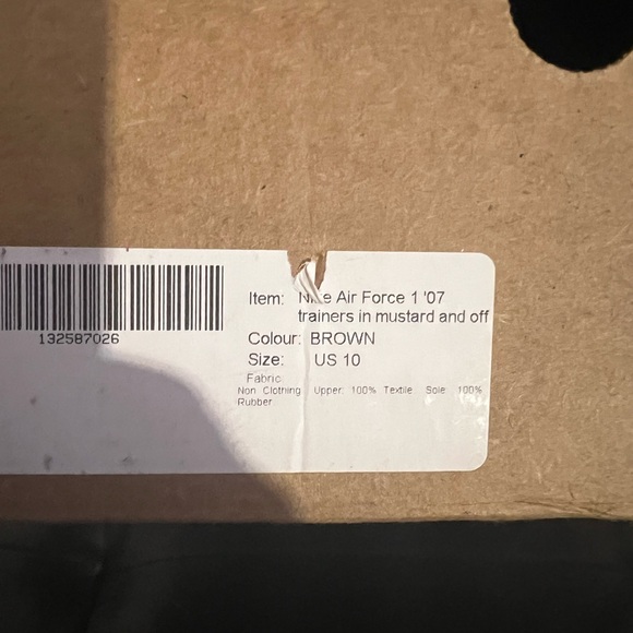 These are Nike Air Force One 07’s size 10 men’s brand new - Picture 6 of 6